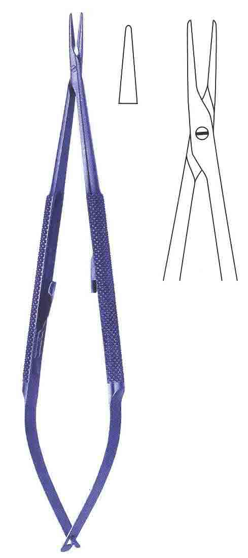 TİTANYUM MİKRO PORTEKÜ KİLİTLİ DÜZ 18CM